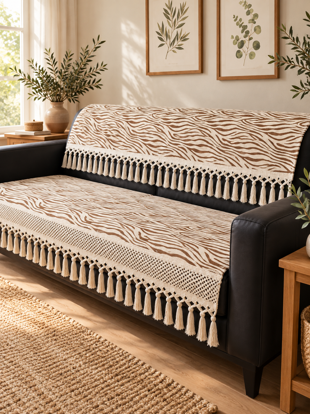 Panda Corner Sofa Set | Pillow Back