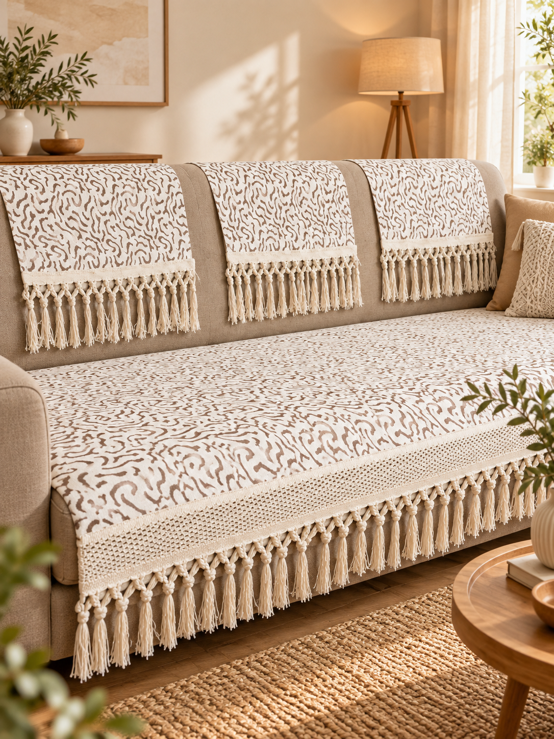 Panda Corner Sofa Set | Pillow Back