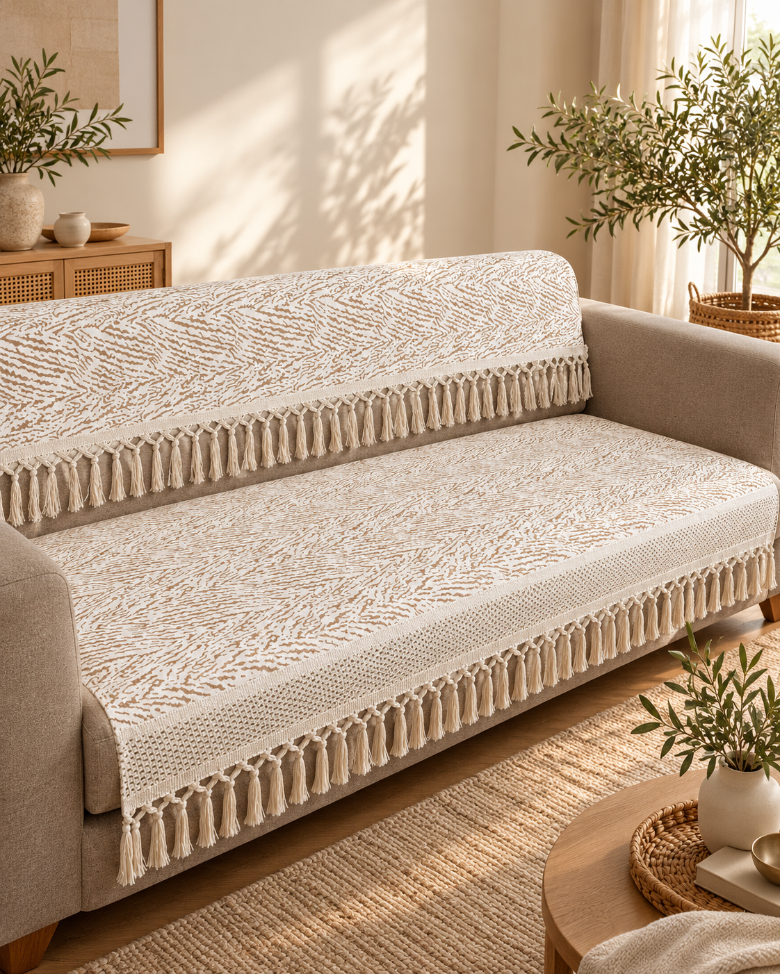 Panda Corner Sofa Set | Pillow Back