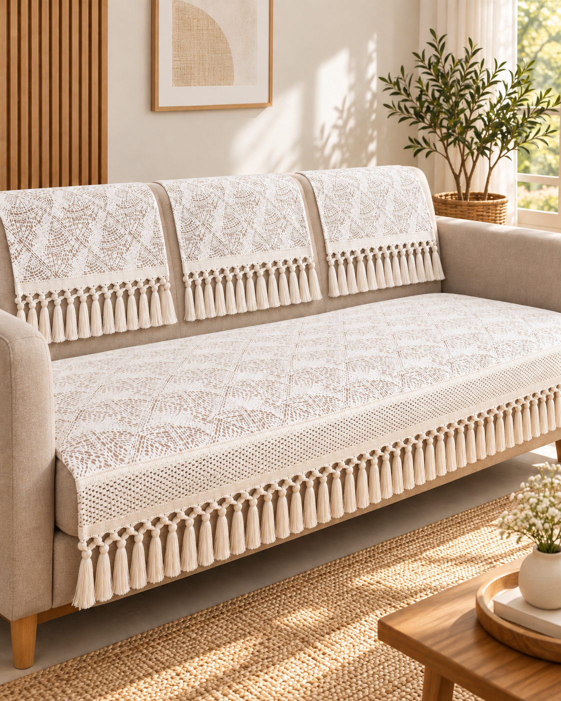 Panda Corner Sofa Set | Pillow Back