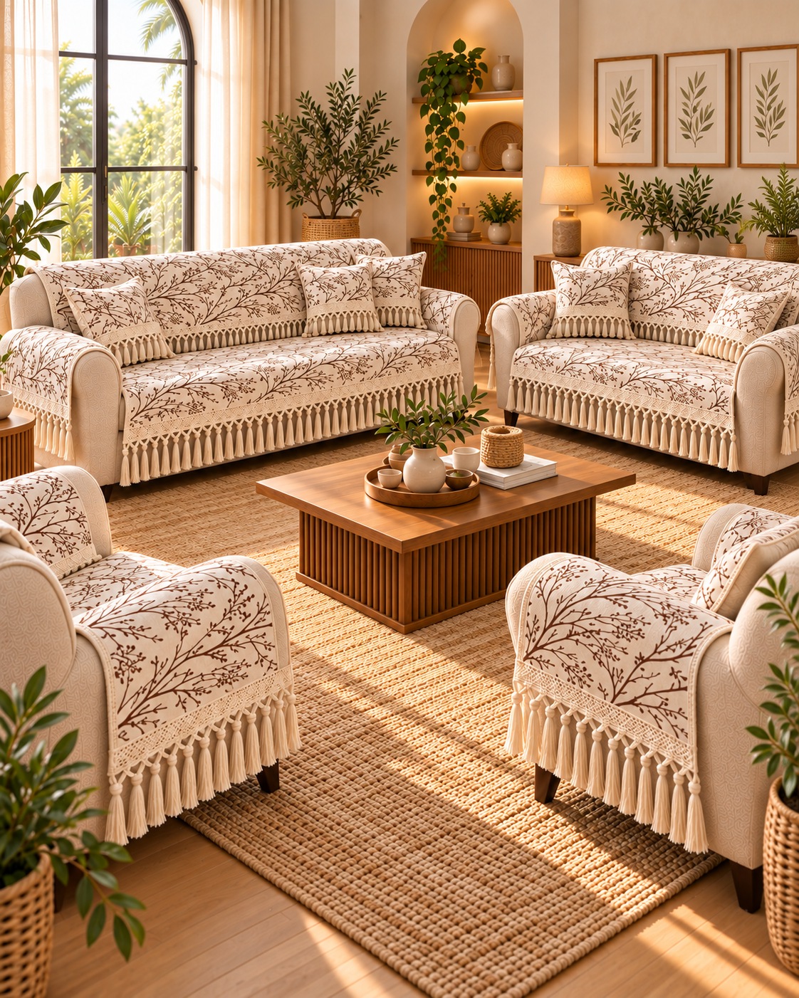 Panda Extra Sofa Set | Full Back